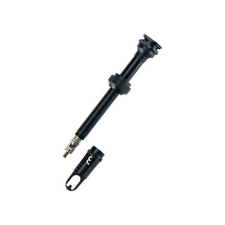 BBB Cycling BTI-160 Tubeless Valves AL Removable Core 2 Pcs - 60MM Black