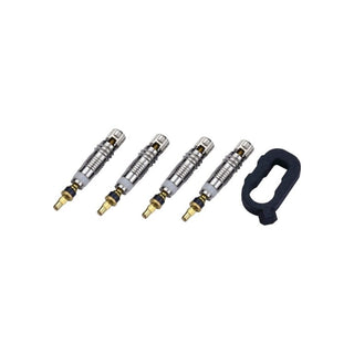 BBB Cycling BTI-161 Tubeless Valve Core Set 4 Pcs W/Tool