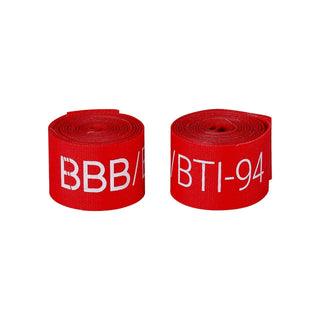 BBB Cycling BTI-94.25 Rim Tape Roll High Pressure 27.5X25MM 2 Pcs - Red
