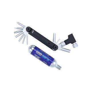 BBB Cycling BTL-203 Flipout 13 Functions CO2 W/BMP-36 Cartridge Folding Tool
