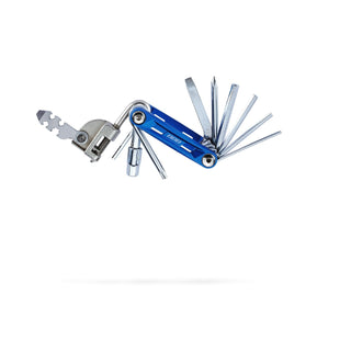 BBB Cycling BTL-48-L Primefold 16 Functions Multi-Tool - Large Blue/Silver