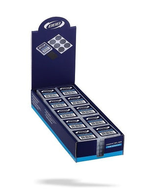 BBB Cycling BTL-80D Tube Repair Kit Learkfix Adhesive Display Box 50 Pcs