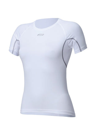 BBB Cycling BUW-05 Underwear Women's Short Sleeve Base Layer - White