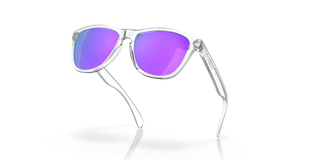 Oakley Frogskins Sunglasses Prizm Violet Lenses,  Polished Clear Frame