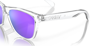 Oakley Frogskins Sunglasses Prizm Violet Lenses,  Polished Clear Frame