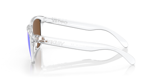 Oakley Frogskins Sunglasses Prizm Violet Lenses,  Polished Clear Frame