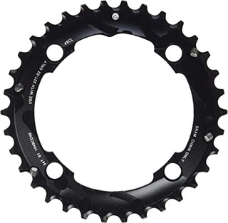 SRAM CHAIN RING MTB 34T 104 AL5 2X10 MEDIUM PIN BLAST BLACK