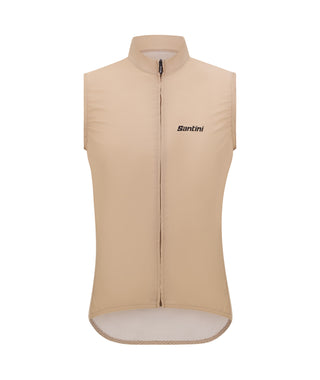 Santini RTR Wind Vest Unisex - Cappuccino
