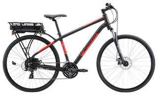 Apollo Eon Commuter 10 Men's E-Bike - Matte Black/Red