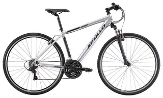 Apollo Transfer 10 Urban Bike Extra Large - Matte Silver/Black