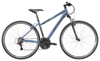 Apollo Transfer 10 Women's Urban Bike Extra Small - Matte Slate/Black/Ice Blue