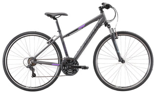 Apollo Transfer 10 Women's Urban Bike Extra Small - Matte Charcoal/Black/Lavender