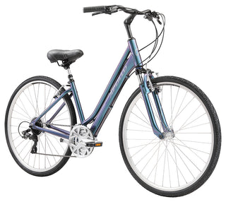 Apollo Altura Women's Urban Bike Small - Matte Black/Charcoal/Blue