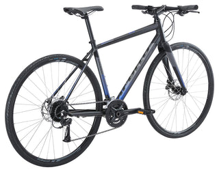 Apollo Exceed 20 Disc Urban Bike Medium - Matte Black/Charcoal/Blue