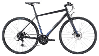 Apollo Exceed 20 Disc Urban Bike Extra Large - Matte Black/Charcoal/Blue