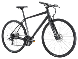 Apollo Exceed 10 Disc Urban Bike Small - Matte Black/Charcoal/Silver