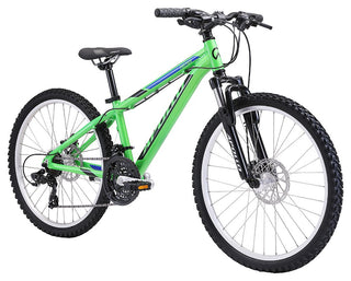 Apollo Panther 24 Inch Youth Bike - Gloss Green / Black / Blue