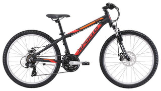 Apollo Panther 24 Inch Youth Bike - Matte Black/Red/Orange