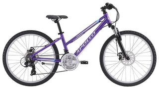 Apollo Verve 24 Inch Youth Bike - Gloss Purple/Silver/Sky Blue