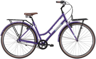 Apollo Mark II Women's Urban Bike Small - Purple/Silver/Blue