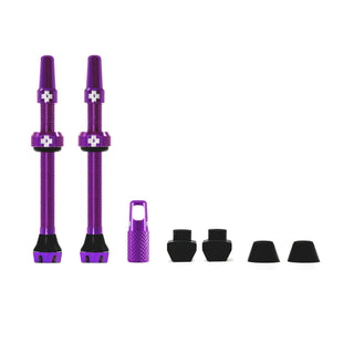 Muc-Off V2 Tubeless Valve Kit 60mm - Pruple