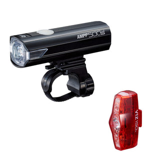 Cat Eye AMPP 500S & Viz150 Bike Light Set