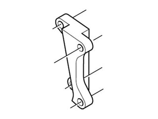 Shimano SM-MA-F180-S/S Disc Mount Adapter