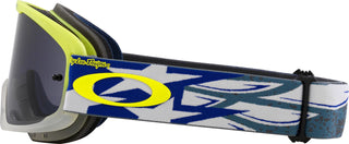 Oakley O Frame 2.0 Pro MTB TLD Blue Wings Straps Goggles With Dark Grey Lens