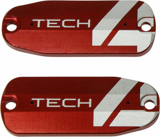 Hope Tech 4 Lid Pair - Red