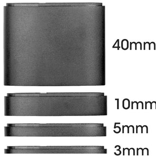 Profile Design A3C High Carbon/Alloy Riser with Integrated Bridge 3/5/10mm Alloy 40mm Carbon
