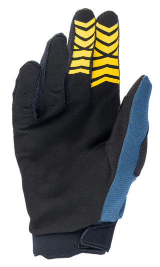 Alpinestars Freeride Gloves - Dark Navy Yellow