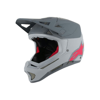 Alpinestars Missile Tech Racer Helmet - Light Grey/Dark Grey