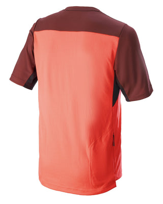 Alpinestars Drop 6 V2 Short Sleeve Jersey - Coral Fluo Black