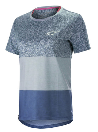 Alpinestars Stella Alps 8.0 Short Sleeve Jersey - Blue Stellwater