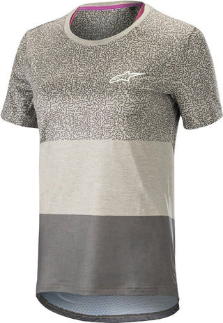 Alpinestars Stella Alps 8.0 Short Sleeve Jersey - Grey/Anthracite