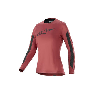 Alpinestars Stella A-Dura Dri Astar Long Sleeve Jersey - Burgundy