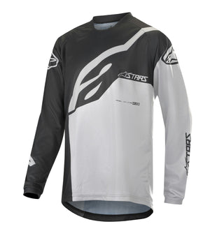 Alpinestars Youth Racer Long Sleeve Jersey - Black/White