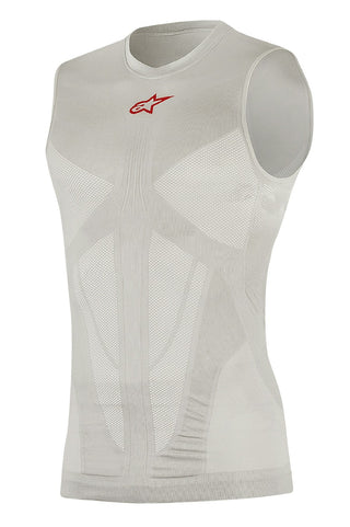 Alpinestars Tech Tank Summer - Silver/Red