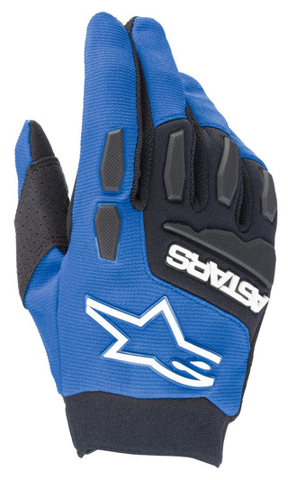 Alpinestars Youth Freeride Gloves - Mid Blue White