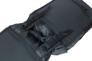 Basil Miles Tarpaulin Double Bag 34L - Black Orange