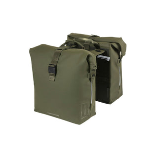 Basil Soho Bicycle Double Bag Nordlicht Mik 41L - Moss Green
