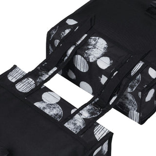 Basil Mara XL Sphere Double Pannier Bag 35L - Black/Grey