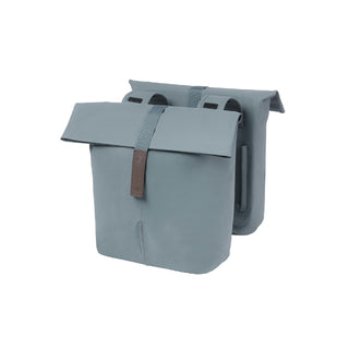 Basil City Double Pannier Bag 28-32L - Graphite Blue