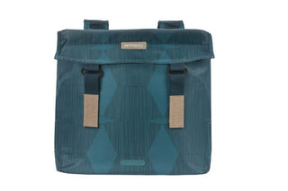 Basil Elegance Double Pannier Bag 40-49L - Estate Blue