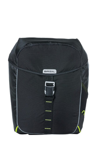 Basil Miles Double Bag 34L - Black Lime