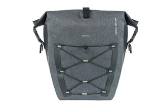 Basil Navigator Storm Mik Side Large Pannier Bag 25-31L - Black