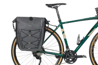 Basil Navigator Storm Mik Side Large Pannier Bag 25-31L - Black