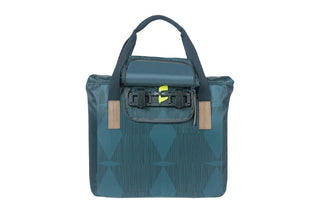 Basil Elegance Bicycle Shopper Bag 20-26L - Estate Blue