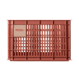 Basil Bicycle Crate Medium Recycled 29.5L - Red