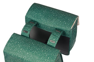 Basil Flair Double Bicycle Bag 35L - Green